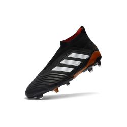 fodboldstøvler Adidas Predator 18+ FG Damer - Sort Hvid_5.jpg
